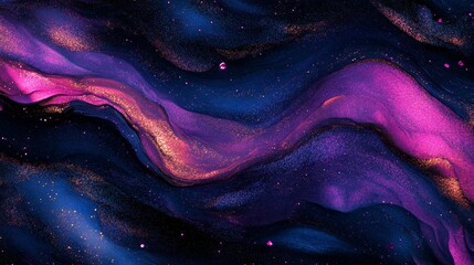 Obraz premium Abstract Color Gradient Background with Bright Light and Wavy Lines