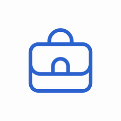 business briefcase icon sign vector