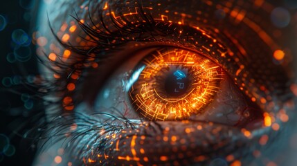 Advanced Biometric Security System with Iris and Fingerprint Scanner for Digital Password Encryption and Online Safety