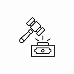 financial decision icon sign vector