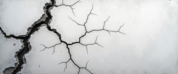 Old wall texture with smeared engine oil on a dark gray background, featuring an abstract grey color design combined with a white gradient background.