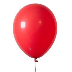 Red Balloon Isolated on Transparent Background