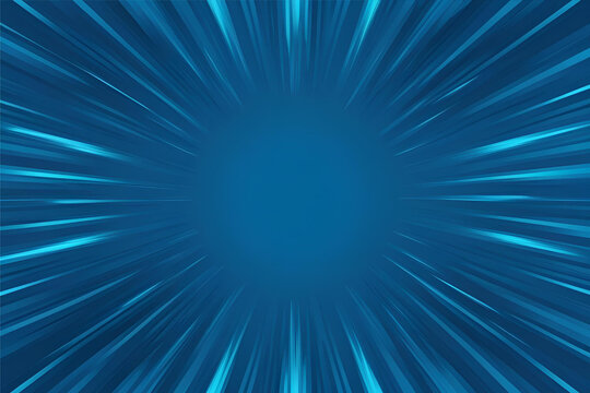 Dynamic Blue Burst: An eye-catching, artistic explosion of dynamic blue lines radiates outwards from the center, creating a sense of energy and movement. Capturing a powerful.
