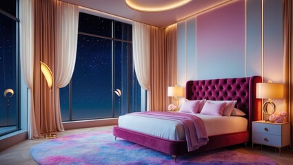 Elegant contemporary master bedroom design