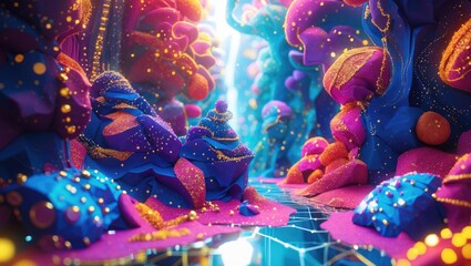 Nft non-fungible blockchain technology thematic backdrop