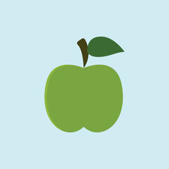 Apple fruit World Health Day icon symbolizes nutrition and wellness, perfect for health-themed designs, diet awareness, and healthy lifestyle promotions.