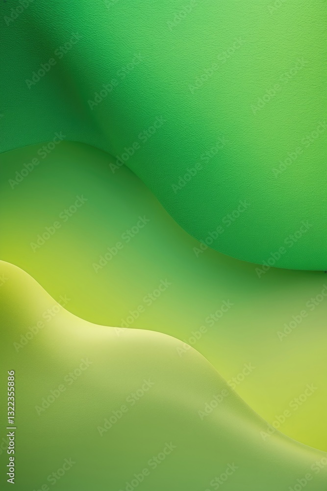 Poster noisy grain texture effect with a green and lime color gradient background banner.