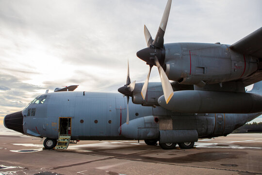 Military Aircraft on Display at Torrejon Air Base, Spain