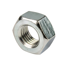 Hex Nut Isolated on Transparent Background..