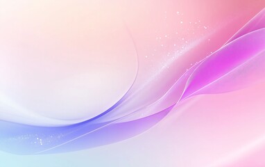 Obraz premium An abstract background featuring soft pink and purple waves with gradients and sparkles. Ideal for design and creative projects.