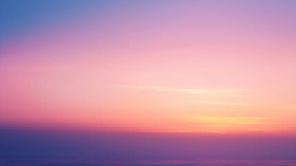 Fototapeta premium Soft pastel sunset sky gradient background image perfect for design projects and websites pink blue