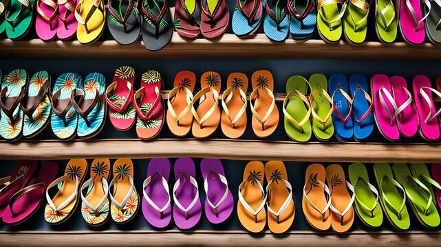 Summer flip flop shop.