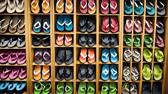 Summer flip flop shop.