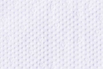 white paper background with embossed dots and hearts, copy space, textured pattern