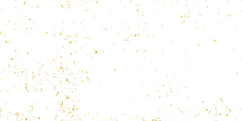 Luxury gold sparkle confetti glitter and zigzag ribbon falling down on transparent background. Vector illustration.	
