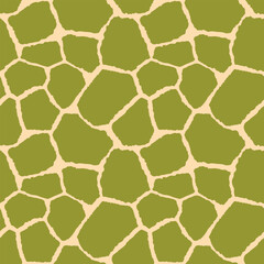 Abstract modern giraffe seamless pattern. Animals trendy background. Colorful decorative vector stock illustration for print, card, postcard, fabric, textile. Modern ornament of stylized skin.