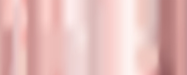 Rose gold polished gradient metal or aluminum texture with reflection, abstract pattern background, luxury wall wallpaper for product display.