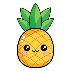 cute kawaii  fruits and vegetables 