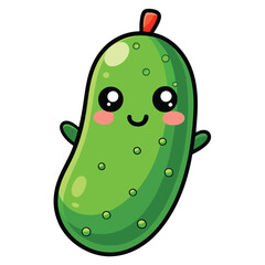 cute kawaii  fruits and vegetables 