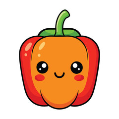 cute kawaii  fruits and vegetables 