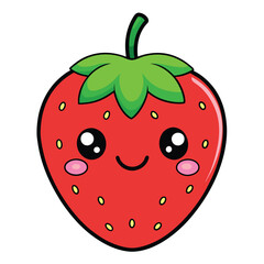 cute kawaii  fruits and vegetables 