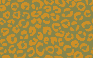 Abstract modern leopard seamless pattern. Animals trendy background. Color decorative vector stock illustration for print, card, postcard, fabric, textile. Modern ornament of stylized skin.