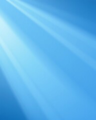Fototapeta premium Radiant Blue Sky with Soft Light Beams