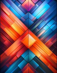 An abstract background showcasing a colorful geometric pattern with dynamic, intersecting lines and shapes. The bold mix of colors and angular design creates a modern, energetic feel, ideal for techno