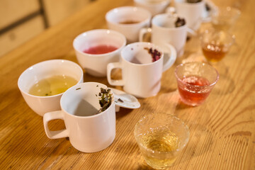 Explore a wonderful variety of tea infusions that create a delightful tasting experience