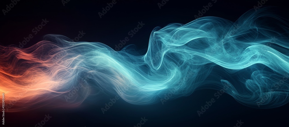 Poster data transfer simulation alongside speed light line motion blur
