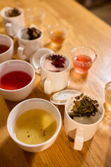Experience the Elegant Tea Ceremony with Freshly Brewed Leaves in Beautiful, Cozy Cups