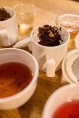 Experience the Elegant Tea Ceremony with Freshly Brewed Leaves in Beautiful, Cozy Cups