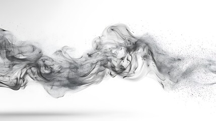 Flowing Smoke Digital Abstract Art high resolution hd design