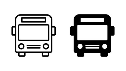 Bus icon vector. bus sign and symbol