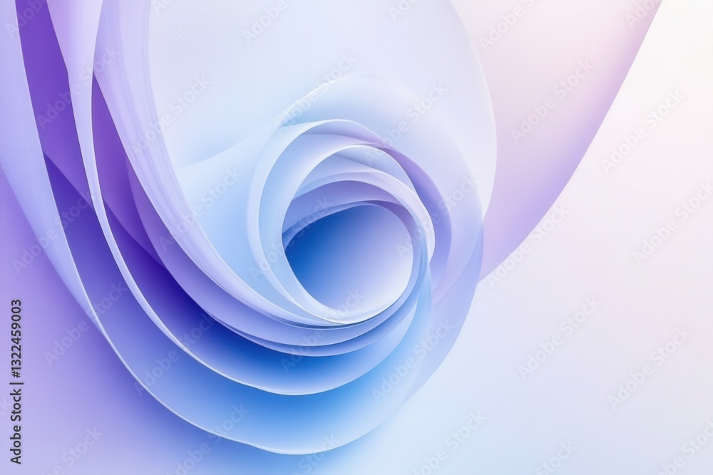 Leinwandbilder serene lavender to pale blue gradient creating a calming atmosphere with flow and depth for relaxati