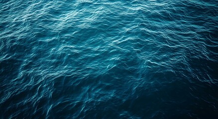 Dark Teal Blue Water Surface Texture Abstract Nautical Background