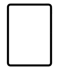 Tablet Pro 2024 Silver Portrait Front View