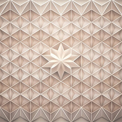 Obraz premium Abstract Geometric Pattern Background with 3D Design