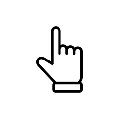 Hand cursor icon vector illustration. cursor sign and symbol. hand cursor icon clik