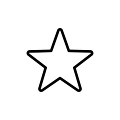 Star Icon vector illustration. rating sign and symbol. favourite star icon