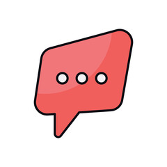 Chat Bubble vector icon