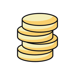 Coins  vector icon