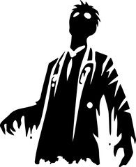 vector sketch silhouette illustration icon logo symbol mascot zombie hunter human 