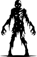 vector sketch silhouette illustration icon logo symbol mascot zombie hunter human 