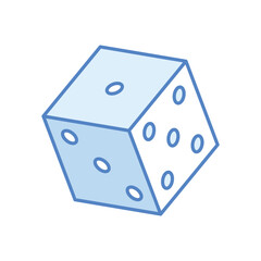 Dice  vector icon