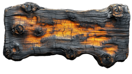 Burnt Wood Texture: A close-up shot of a charred piece of wood, showcasing intricate textures, rich color variations, and the raw beauty of natural elements.