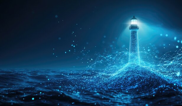 Digital Lighthouse Guiding Through Turbulent Waters