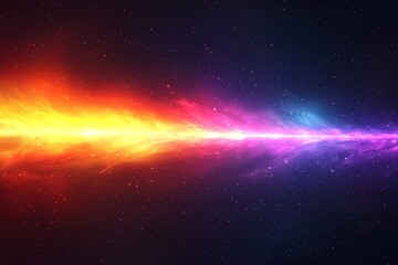 Colorful gradient blur with purple and violet hues on a black background, showcasing smooth curve motion. Illustration in modern concept technology