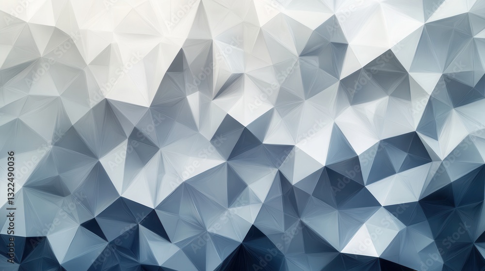 Leinwandbilder Structured geometric background with navy blue and gray shapes symbolizing governance and stability for modern design projects