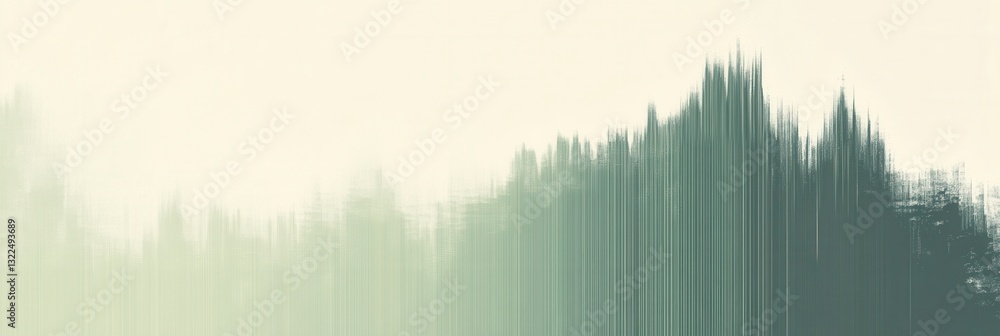 Aufkleber abstract financial charts reflecting market trends in muted green and gray tones for a clean visual 